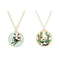 cute panda necklace for women classic chinese style animal charm pendant birthday gift gift jewelry for best friends and family