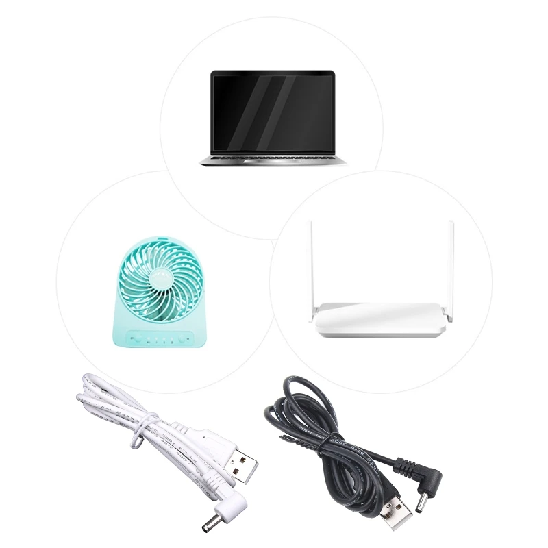 USB к DC 3 5 мм x 1 35 2 а макс. прямоугольный разъем силовой кабель Светодиодная лента