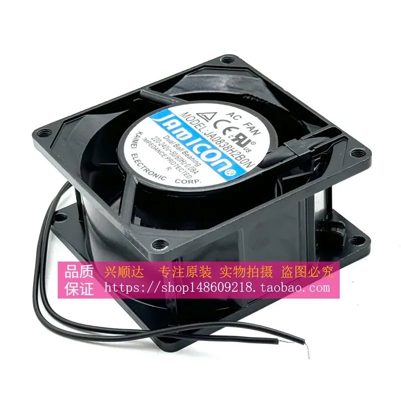 Фото Новый оригинальный вентилятор охлаждения для шкафов JAMICOM JA0838H2B0N, 220В, 0.08А, 8038 №4