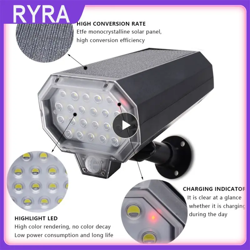 

LED Adjustable Rotating Solar Spotlight Solar Garden Decoration Light IP65 Landscape Wall Light Outdoor Lighting Solar Lamp