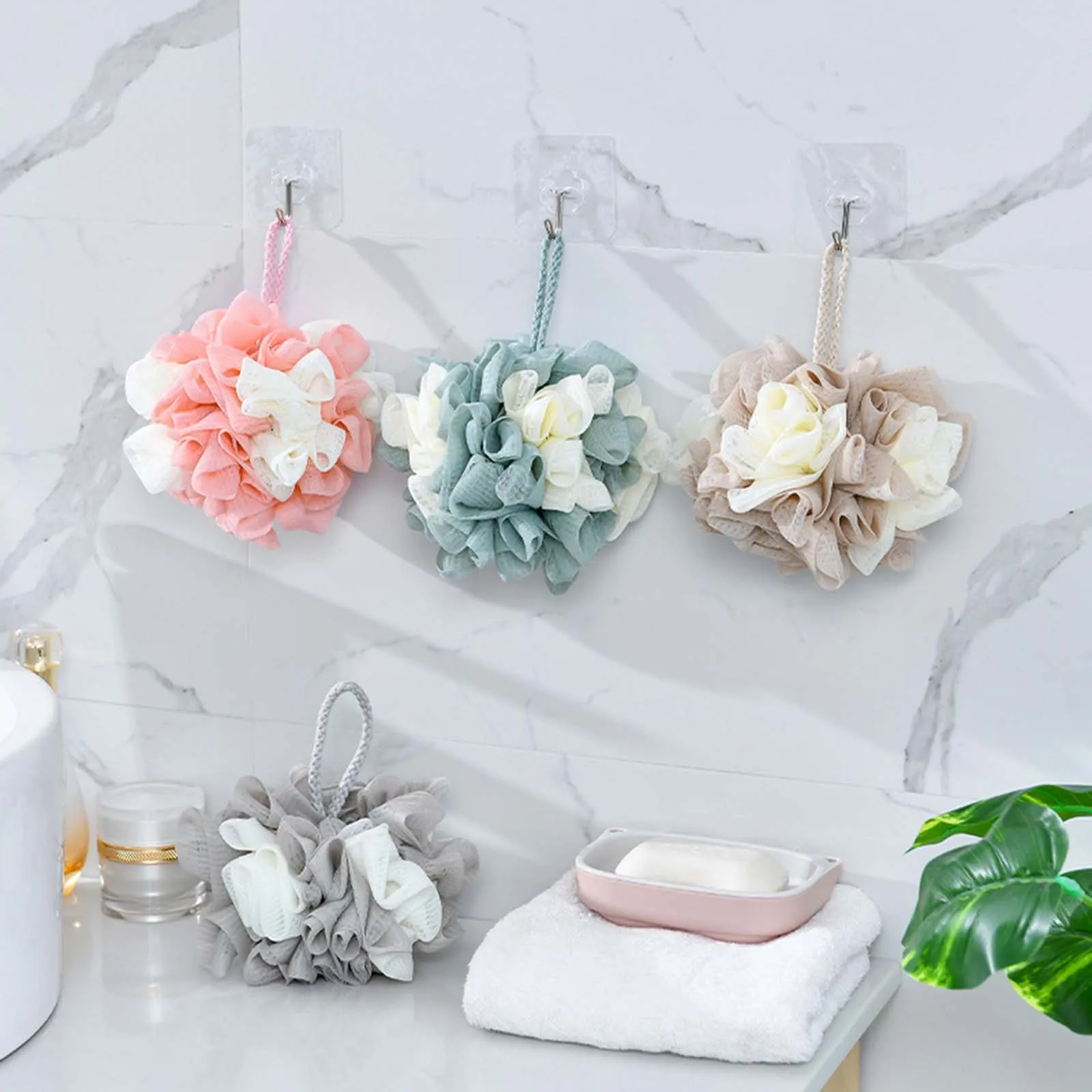 Новинка Мягкая сетчатая губка для ванны шарики ванной комнаты пышное средство