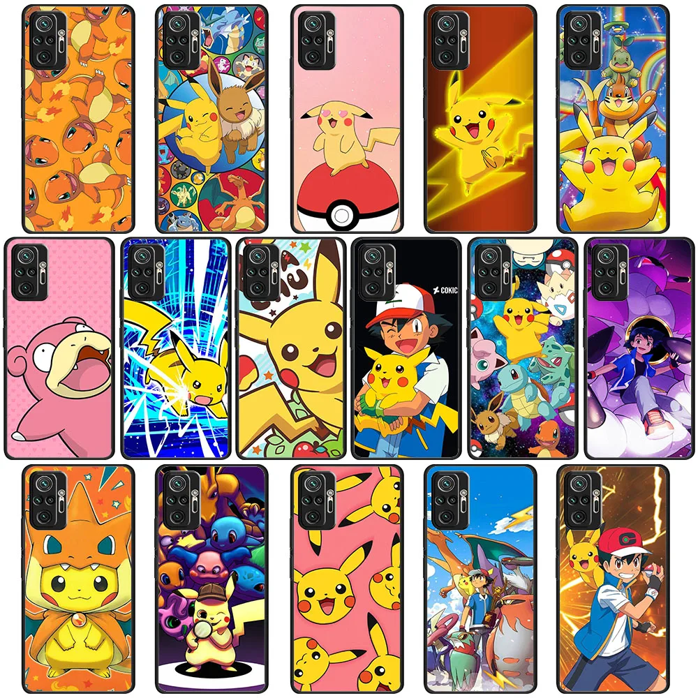 Силиконовый чехол KX-9 Pokémon для Xiaomi Redmi 6 6A 7 7A 8 8A 9 9C NFC 10C 10 9A 9T 10A Power