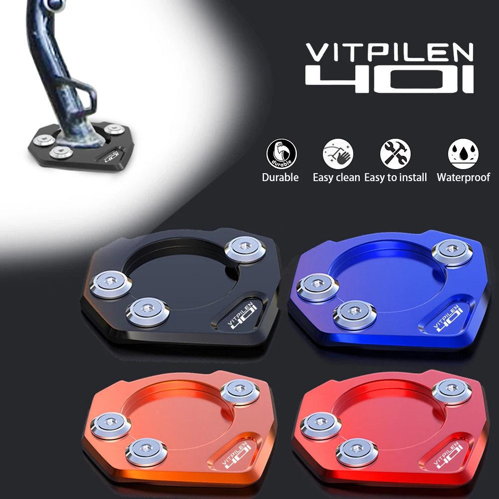 Для Husqvarna Svartpilen 401 Vitpilen 2018-2024 подставка для мотоцикла с ЧПУ боковая увеличенное