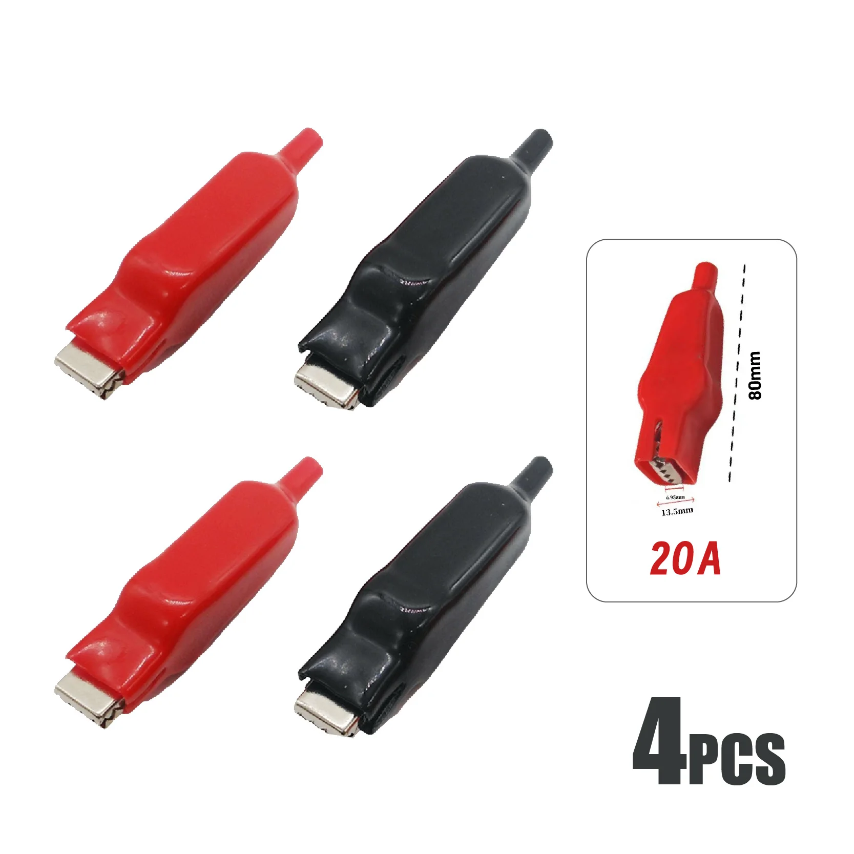 

Тестовые провода крокодиловые 10A 20A