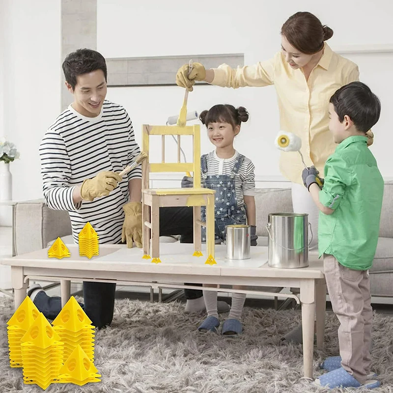 10 шт. набор пластиковых подставок в форме пирамиды треугольные подушечки для