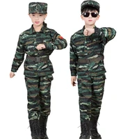 congme soldier costume police costume for kids adult army policeman cosplay boys girls camouflage combat training