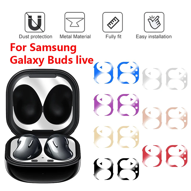 

Protective Earphone Cover Protection Accessories Phone Case Protective Sticker Anti-scratch Phone Dustproof Film Metal