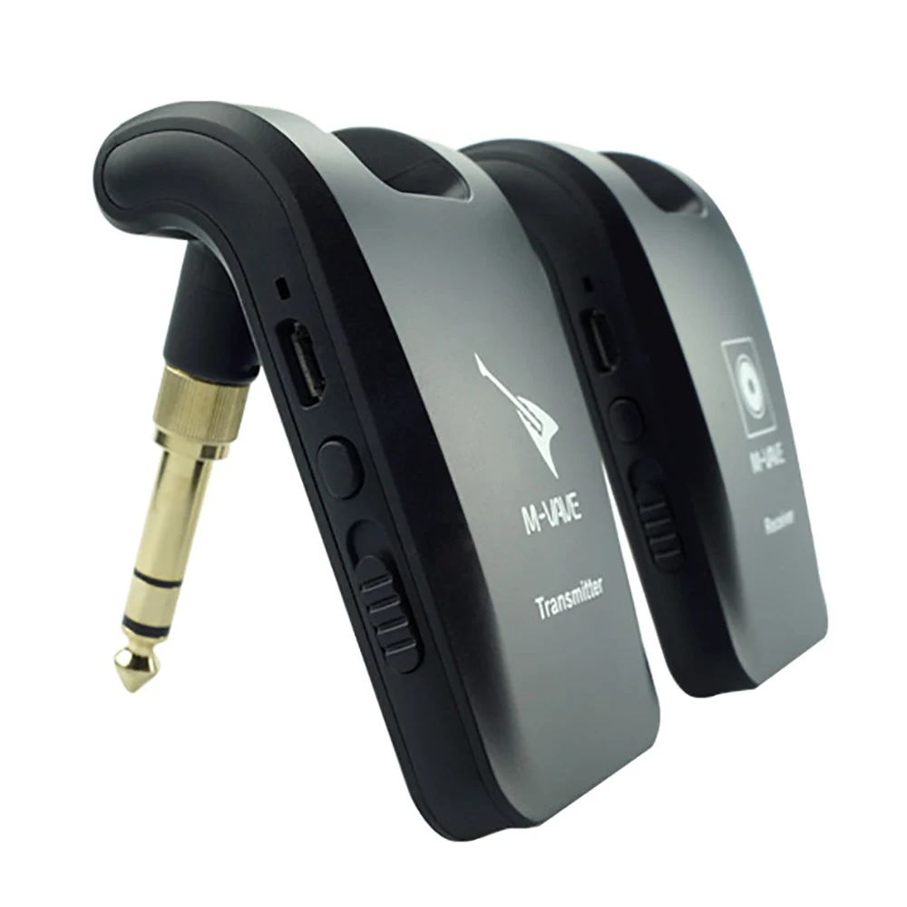 2.4ghz Wireless Guitar Transmitter Receiver Stereo 2 In 1 Plugs 6 Channels Guitar Wireless