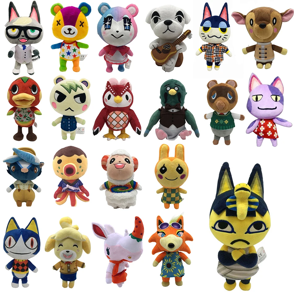 

20cm Animal Crossing Plush Stuffed Toys Cute Celeste Stitches KK Tom Judy Isabelle Plush Soft Toy Doll Gift for Children Kids
