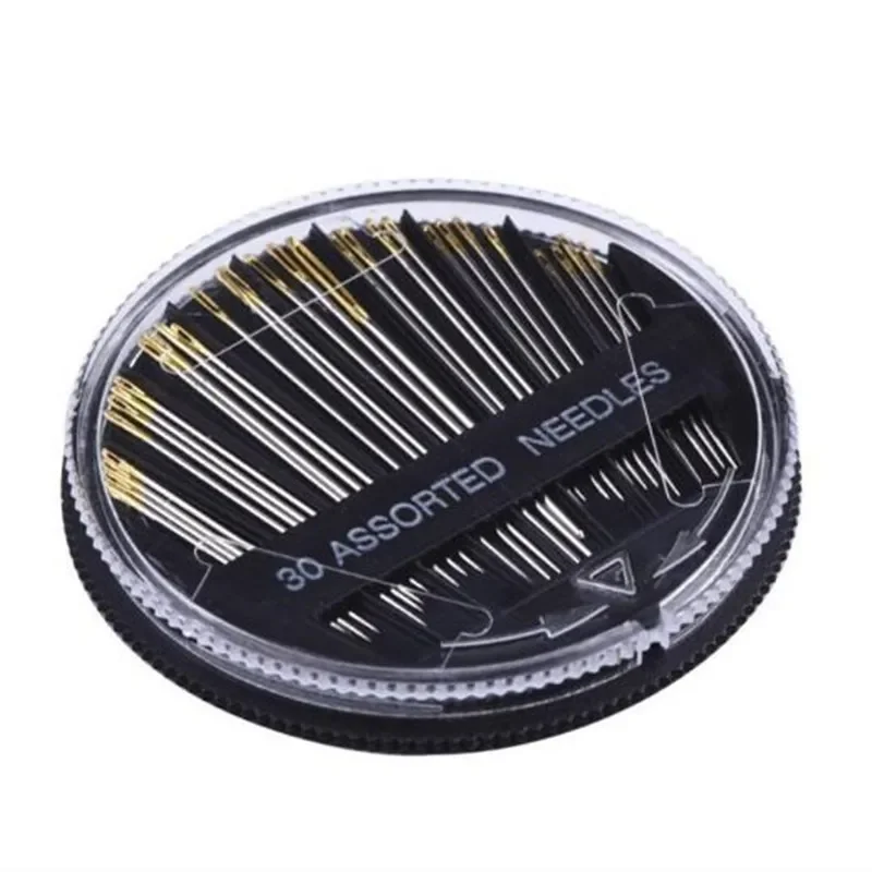 

quality 30PCS Assorted Hand Sewing Needles Embroidery Mending Craft Quilt Sew Case AA7363-1
