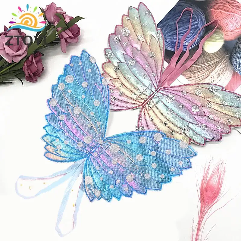 

HOT! Butterfly Wings Dress Up Birthday Party Gift Accessories Cos Costume Accessories Happy Birthday Party Decor Kids Girls