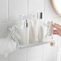 unique 2 colors wide application practical moistureproof storage rack for bathroom storage shelf organizer shelf