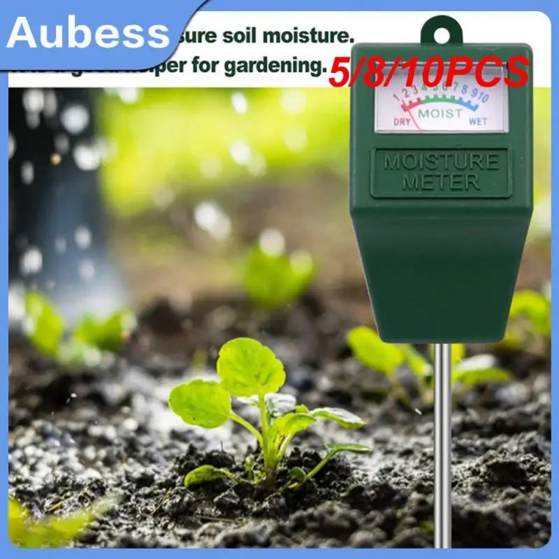 

5/8/10PCS Flower Soil Moisture Metal Probe Sensor Meter Water Analyzer Gardening Plant Detector Hygrometer Tool Analyzers