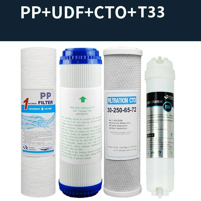 3 уровня полипропиленовый хлопковый фильтр + 10-дюймовый для очистки воды UDF
