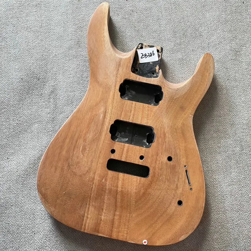 Гитара электрическая EB386 из натурального массива красного дерева 2 пивота