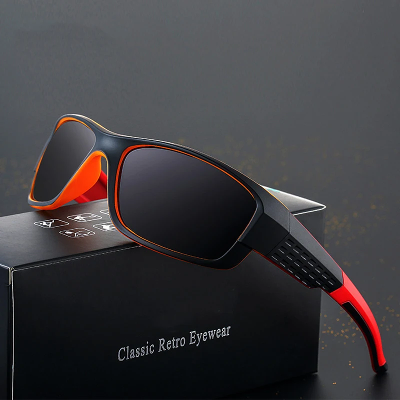 

Classic Black Polarized Sunglasses Men's Driving Sunglasses Portable Men's Blackout Glasses Fashion Design Goggles UV400