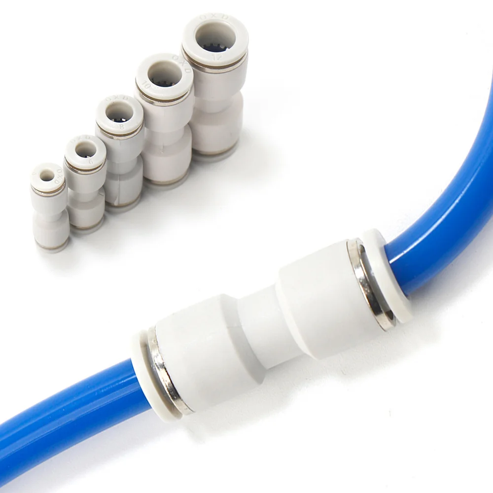 

Белый быстроразъемный пневматический Фиттинг для шланга прямо через