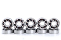6000 6001 61900 61903 hybrid ceramic bearing bearing steel rings with 7 black ceramic balls id 10121517mm for bike hub