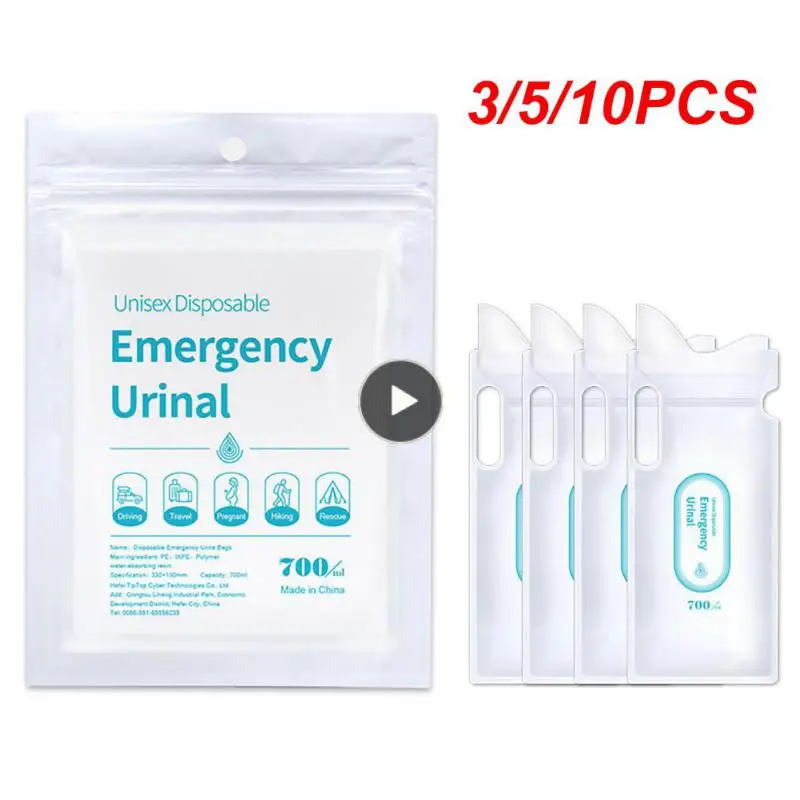 

3/5/10PCS Unisex Universal Urinal Toilet Bag Disposable Car Urine Bag Portable Vomit Bags Car Supplies Practical Mobile Toilets