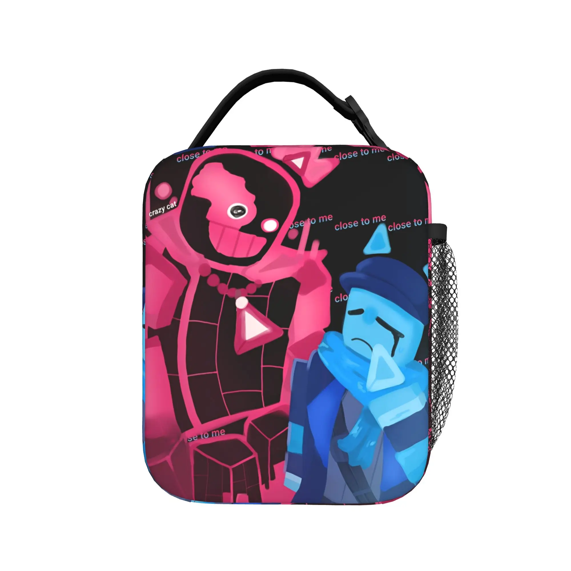 Фото Изолированная сумка для обедов Cube and Blixer Game Merch для работы, хранения продуктов, многоразовые термосумки-холодильники для еды №3