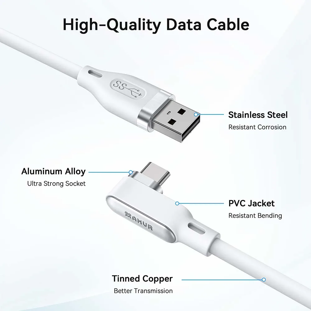 Фото Совершенно новый AMVR кабель 5 м для Quest 3S/3/2/Pro USB-кабель для PICO 4/4 Ultra VR аксессуары №3