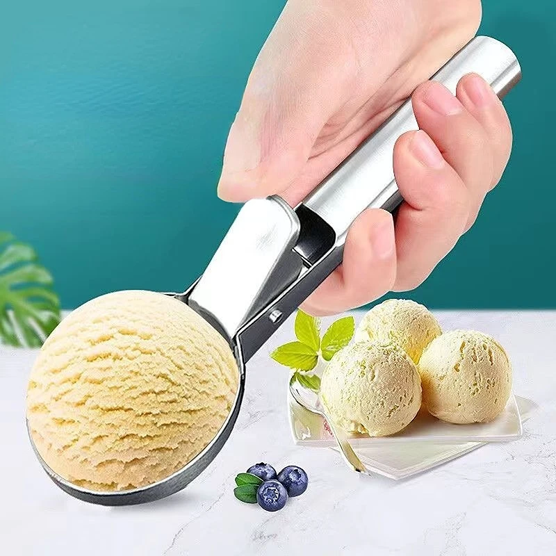 

Cream Tools Steel Stainless Multifunctional Spoon Dual-purpose Fruit Cream Ice Scoops Watermelon Ice Scoop Ball Scoop Household