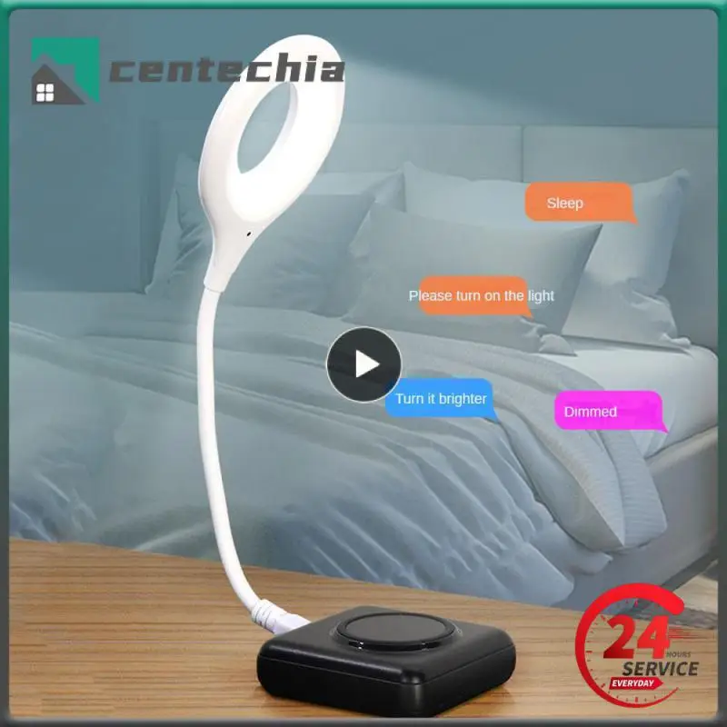 

For Reading Dormitory Bedside Voice Light Atmosphere Led Night Light Table Lamps Artificial Intelligence Led Light Desk Lamp