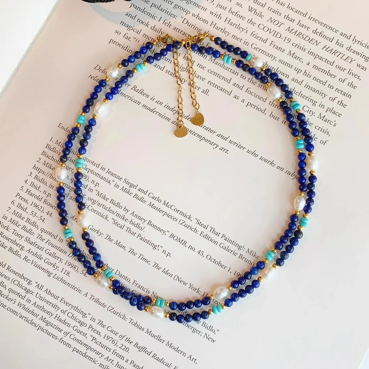 Новое поступление модное ожерелье из 100% натурального пресноводного жемчуга и