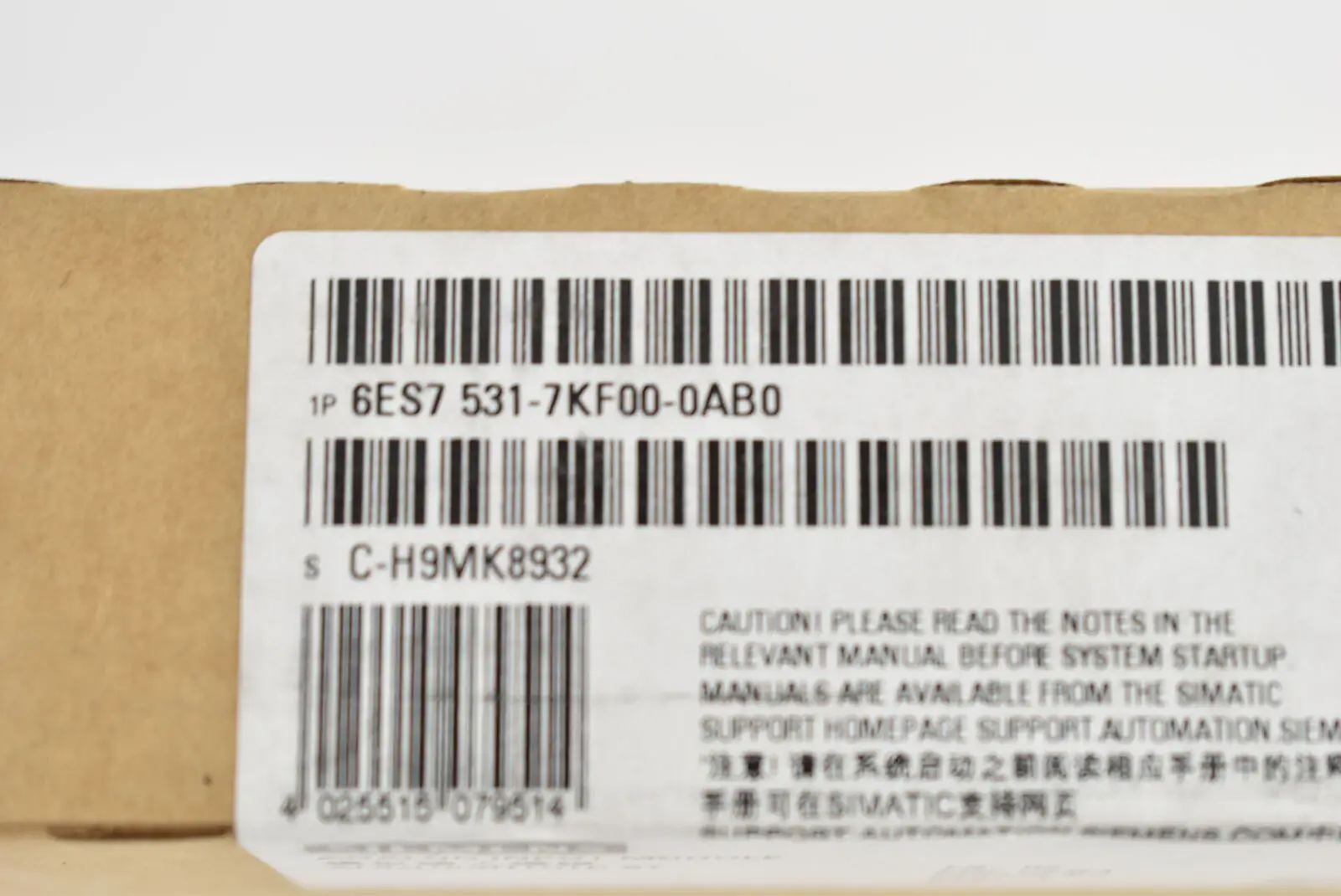 

6ES7531-7KF00-0AB0 Brand New Siemens 6ES7531-7KF00-0AB0