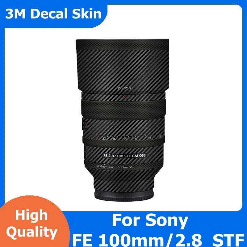 

SEL100F28GM Camera Lens Sticker Coat Wrap Protective Film Body Decal Skin For Sony FE 100 F2.8 100mm 2.8 STF GM OSS 2.8/100