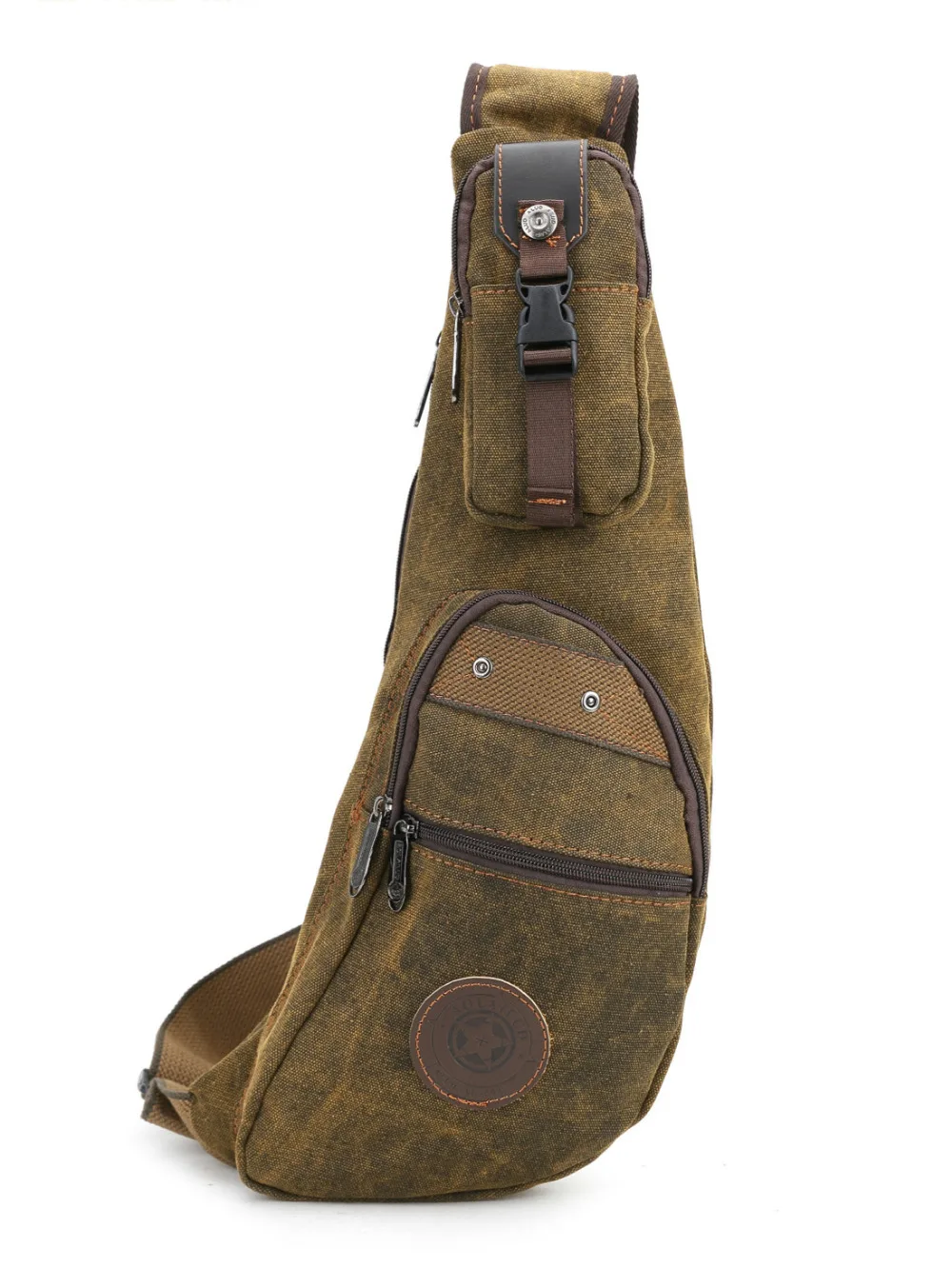 

Sling Pack Moon Body Bag Messenger Half Casual New Canvas Day Trend Travel Men's Cross Shoulder Chest Fashion