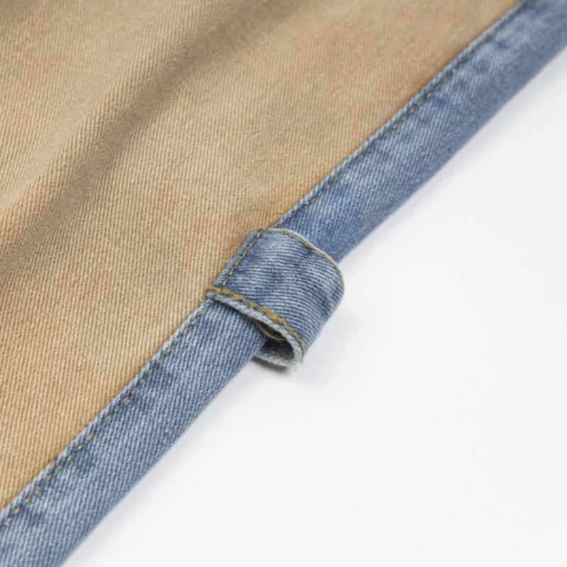 Женские и мужские прямые джинсы 24ss повседневные Модные Винтажные высокого