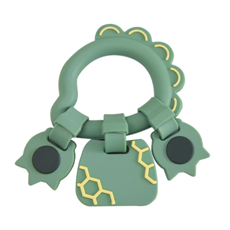 

Silicone Teether for Baby Teething Cartoon Bracelet Pendant Toy Shower Gift