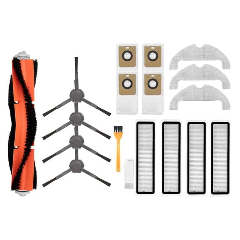 

Для Dreame Bot Z10 Pro L10 Plus основная боковая щетка Hepa фильтр пылесборник Швабра тканевые прокладки