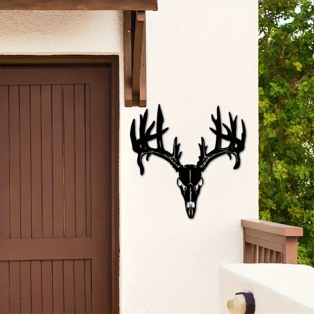 Металлический художественный декор с головой лося настенные вывески