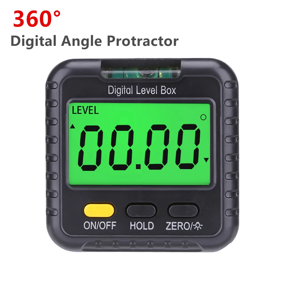 Square Digital Angle gauge Goniometer Level Protractor Magnetic Inclinometer Electronic Woodworking Measuring carpenter Tools