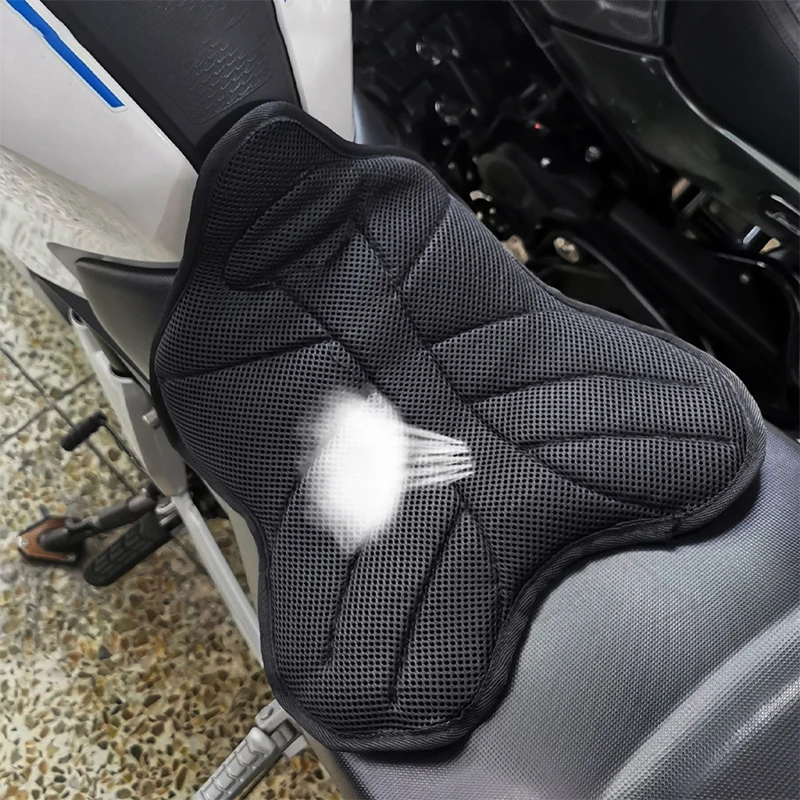

Гелевая подушка для сиденья мотоцикла, дышащая, теплоизоляционная, воздушная подушка, противоскользящая, Солнцезащитный чехол на сиденье, ...