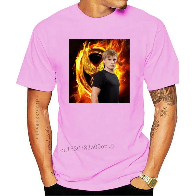 

Новые Голодные игры Gold Fire Peeta, официальная женская футболка (XL)