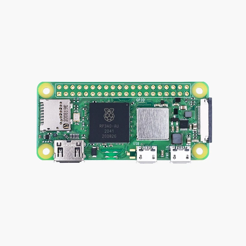 Новый чехол Raspberry Pi Zero 2 Вт 1 ГГц четырехъядерный 64-разрядный Arm Cortex-A53 CPU 512 Мб SDRAM