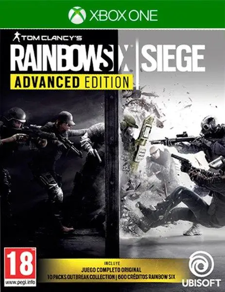 Rainbow Six осада продвинутое издание игры Xbox One Ubisoft. A. Стрельба выцветает. Возраст 18 + |
