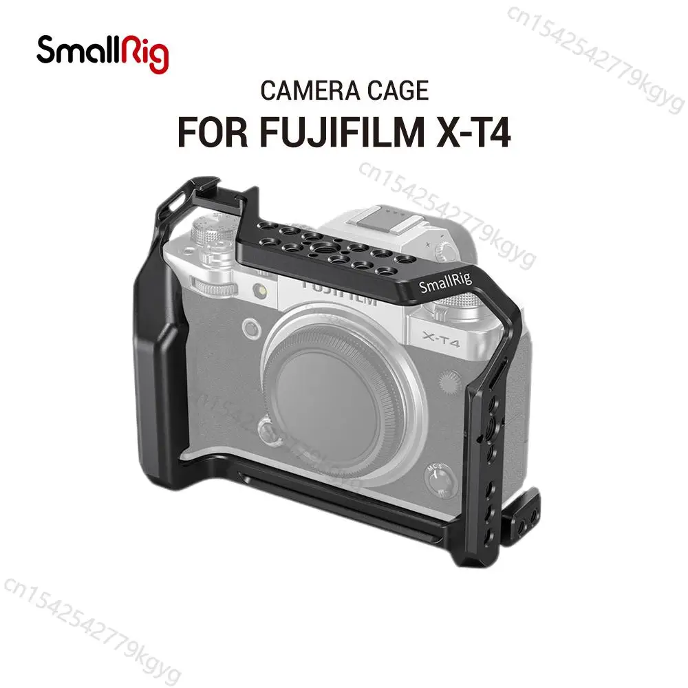 

SmallRig Camera Cage Rig Frame Bracket for Fujifilm XT-4 Camera Formfitting Full Cage W/ Shoe Mount Thread Holes 2808