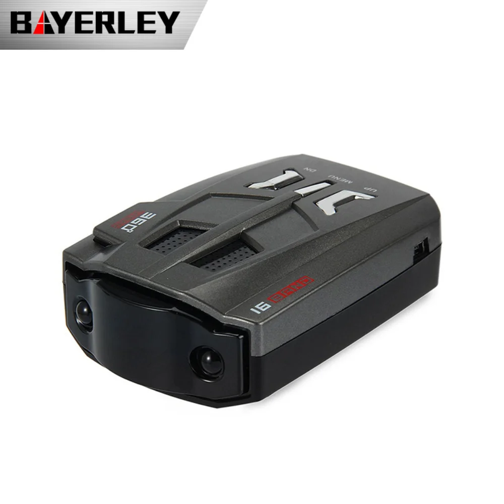 

Автомобильный радар-детектор V912V, 16 диапазонов, голосовое оповещение, антискоростной радар, обнаружение сигнала, светодиодный дисплей, система тестирования скорости автомобиля на 360 градусов