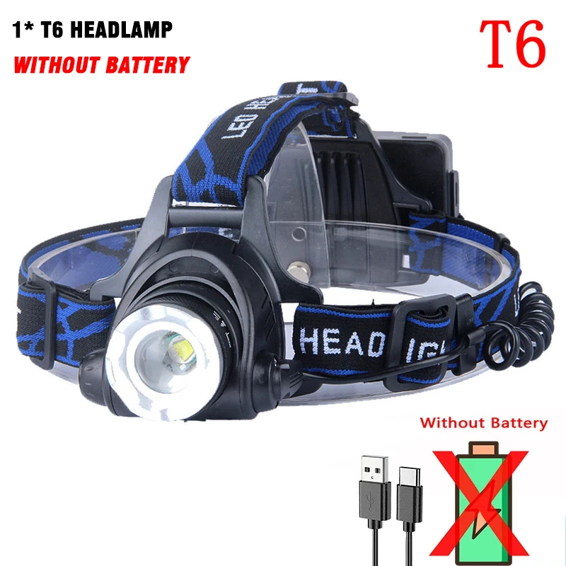 

XIWANGFIRE Налобный фонарь T6 LED 1000LM для кемпинга