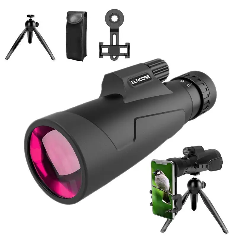 

Монокуляр для наблюдения за птицами, телескоп для взрослых, Монокуляр высокой мощности с низким ночным видением для взрослых, с высоким разрешением для Stargazing