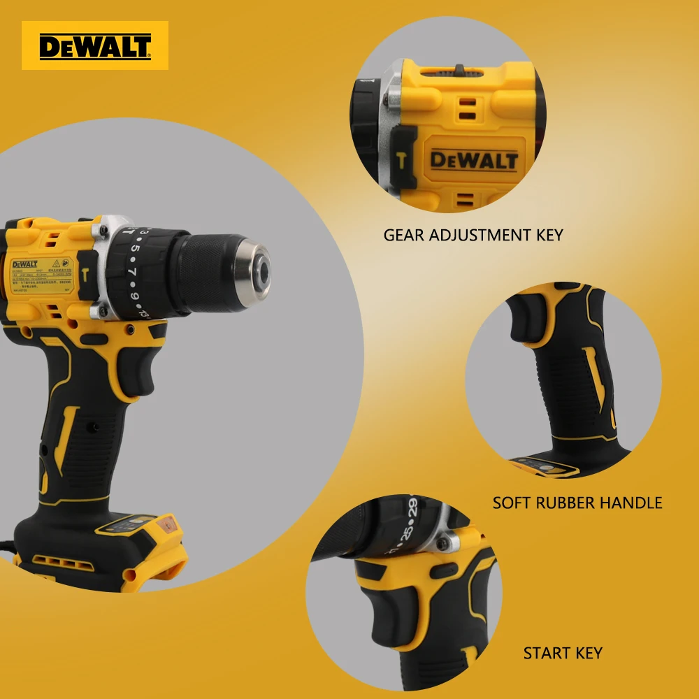 Бесщеточная аккумуляторная дрель Dewalt DCD805