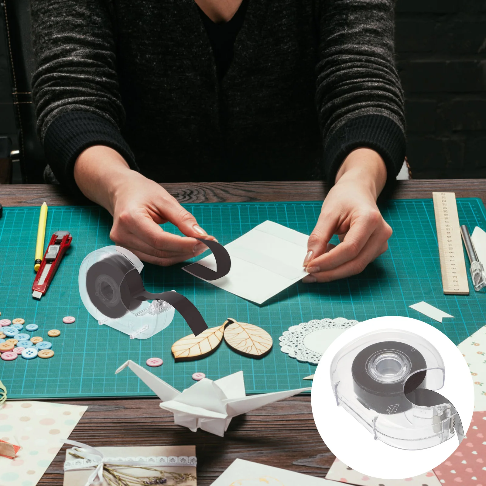 

Magnetic Tape Magnet Adhesive Roll Strips Dispenser Stripself Flexiblebacking Sticky Fridge Desk Magnets Sheets Rubber Diy