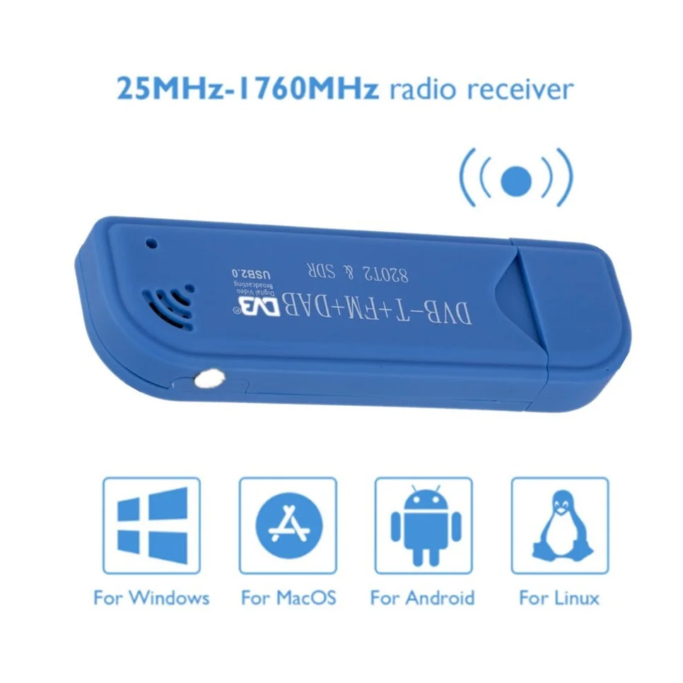 DVB Цифровое Видео трансляция USB 2.0 TV stick 820T 2 маленький цифровой Телевизор Stick