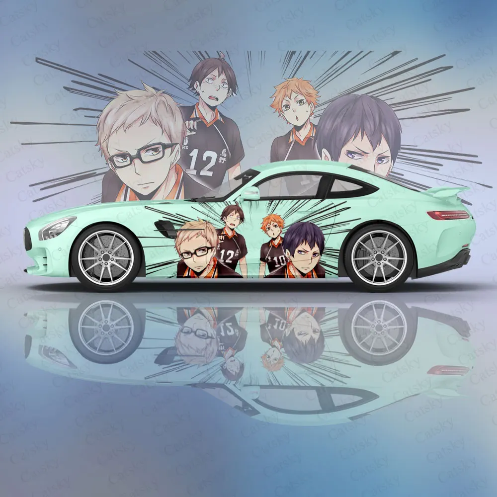 

Haikyuu аниме наклейки на кузова автомобиля аниме иташа виниловая наклейка на автомобиль наклейка автомобильный Декор пленка