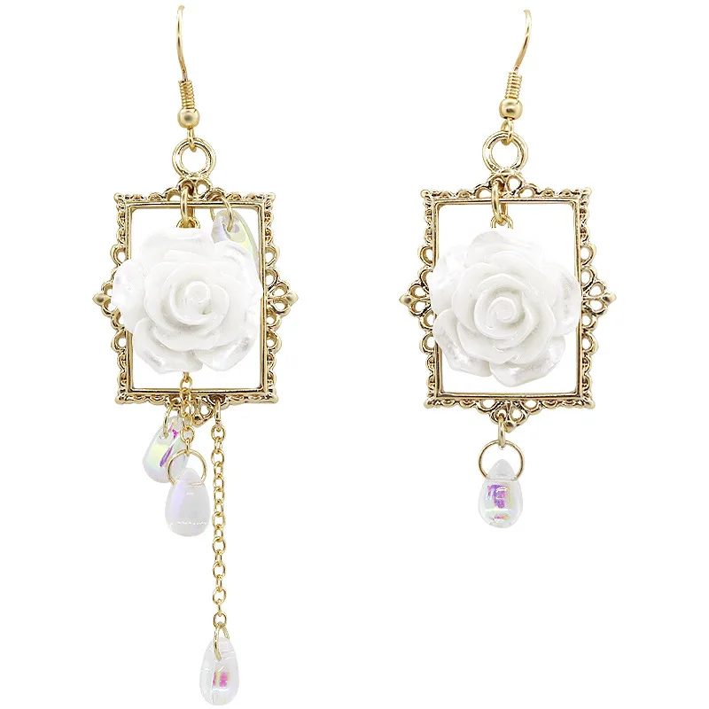 Женские асимметричные серьги в Корейском стиле винтажные серьги-подвески виде