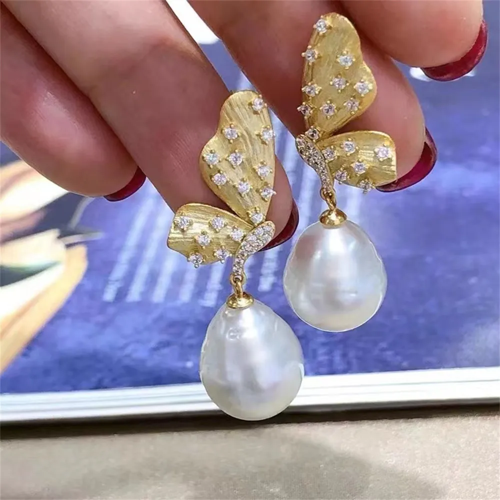 

Женские серьги-бабочки из серебра 925 пробы, 9-16 мм